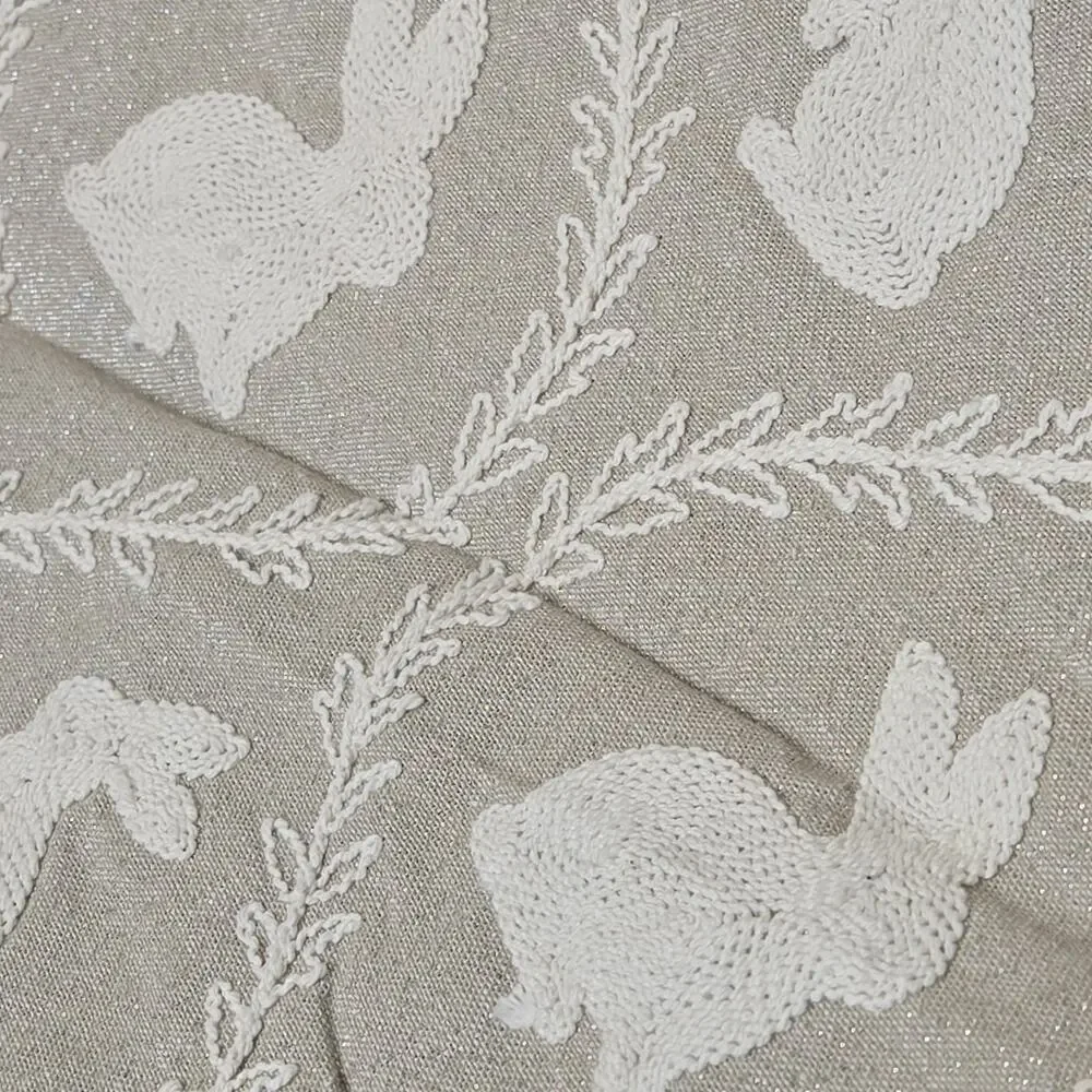 Decor shimmery embroidered